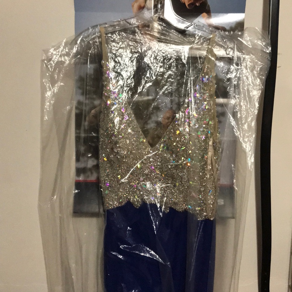 Royal blue Jovani prom dress